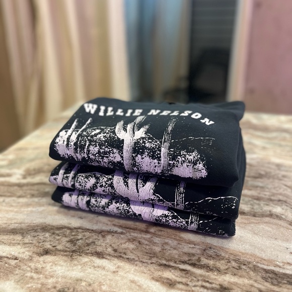 Daydreamer Willie Nelson Stardust Tour Raglan Crewneck - Picture 6 of 12